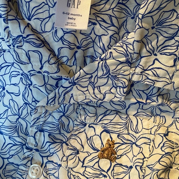 NWT Baby Gap Button-Up Shirt size 6-12 Months - Picture 5 of 7